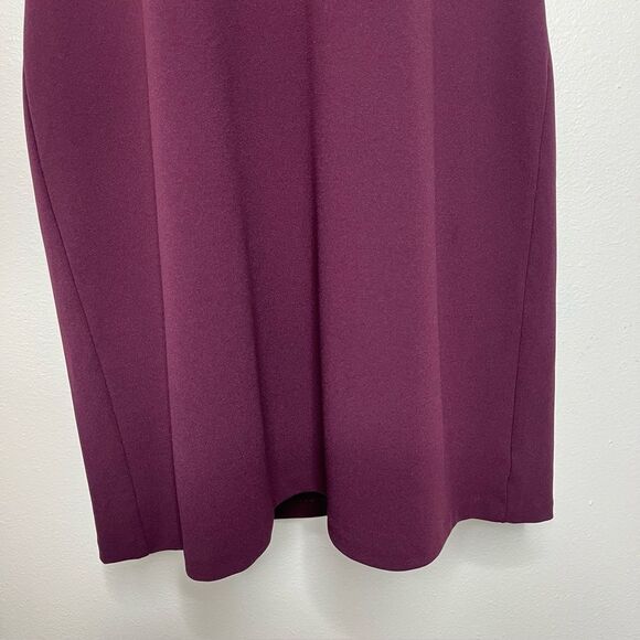 New The Limited Wine Tasting Split Neck Short Sleeve Sheath Dress Women Size 20W - Picture 5 of 13